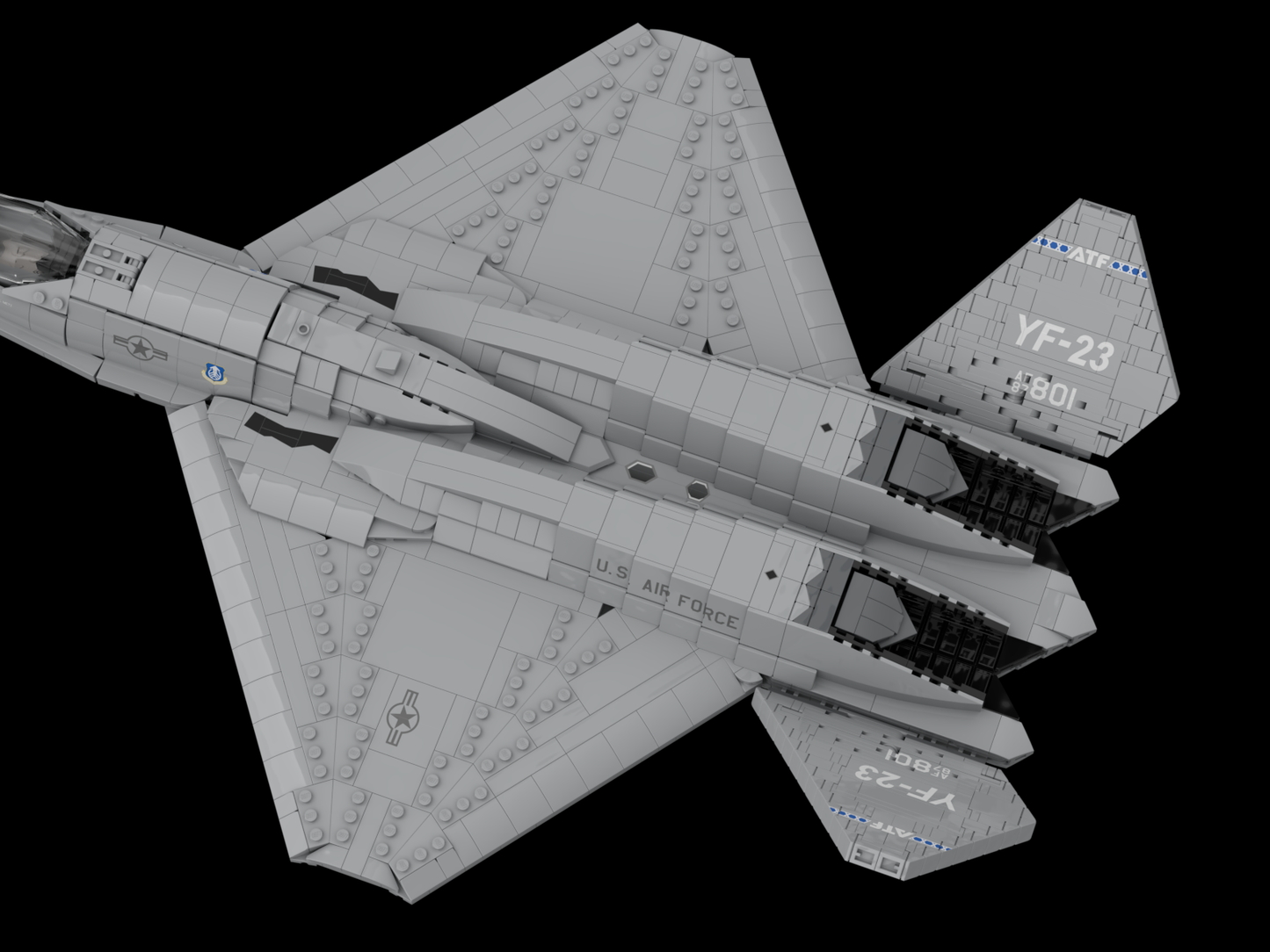 YF-23 "Black Widow II" Printed Parts Pack