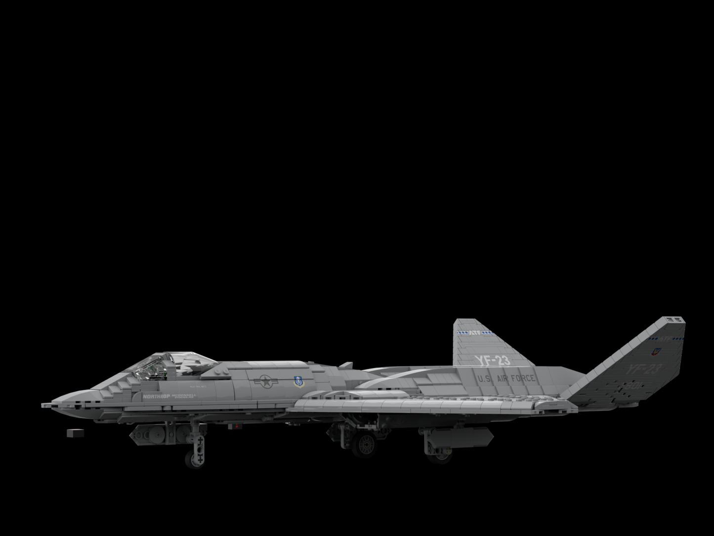 YF-23 "Black Widow II" Printed Parts Pack