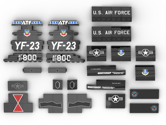 YF-23 "Black Widow II" Printed Parts Pack